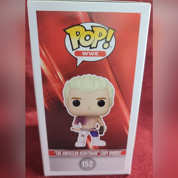 Cody Rhodes funko # 152 (nib) With pop protector - Picture 6 of 7